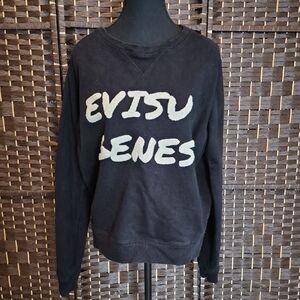 Evisu Black and White Sweatshirt